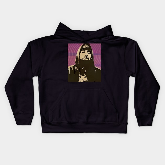 Method Man // Retro Poster Hiphop Kids Hoodie by kulinermodern